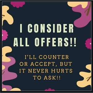 Offer Consideration Sign